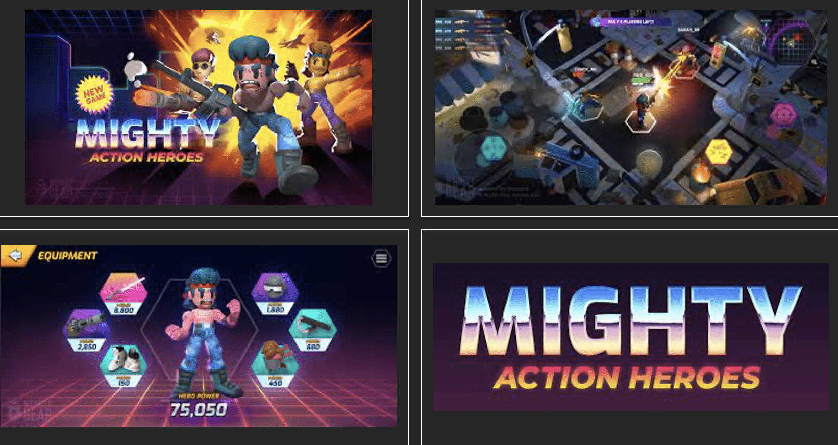 Mighty action heroes p2e